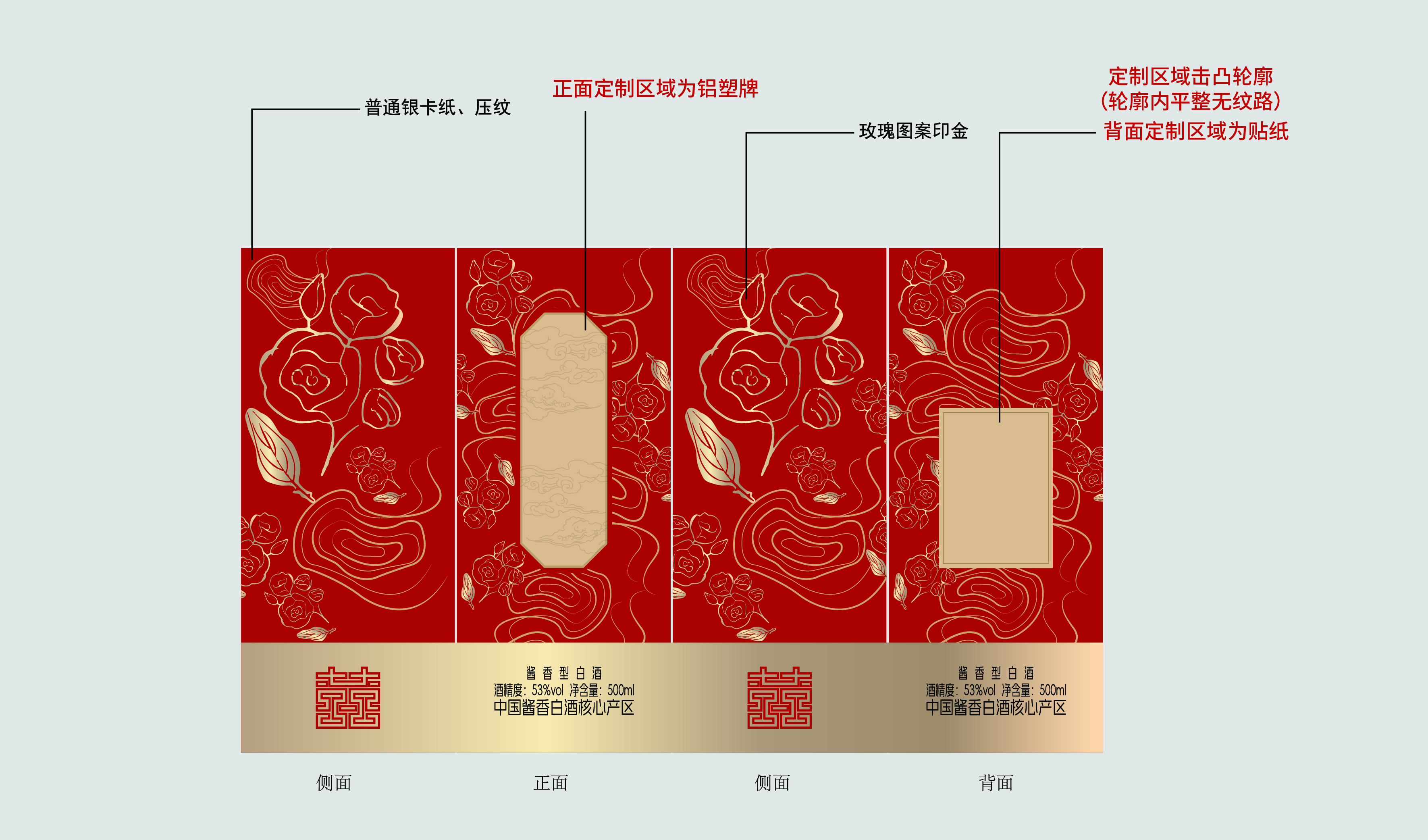 婚宴&mdash;&mdash;玫瑰人生 酒包装设计 平面文件